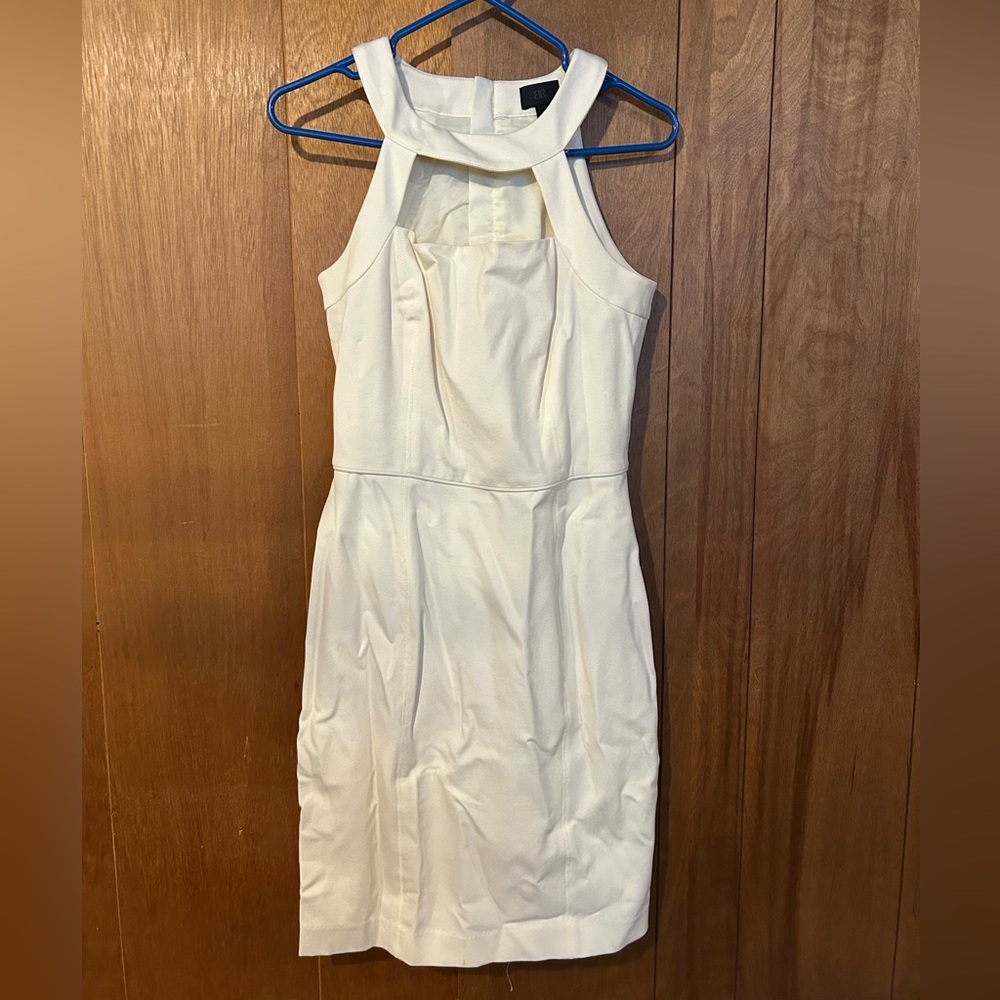 Banana Republic Cream Halter Dress